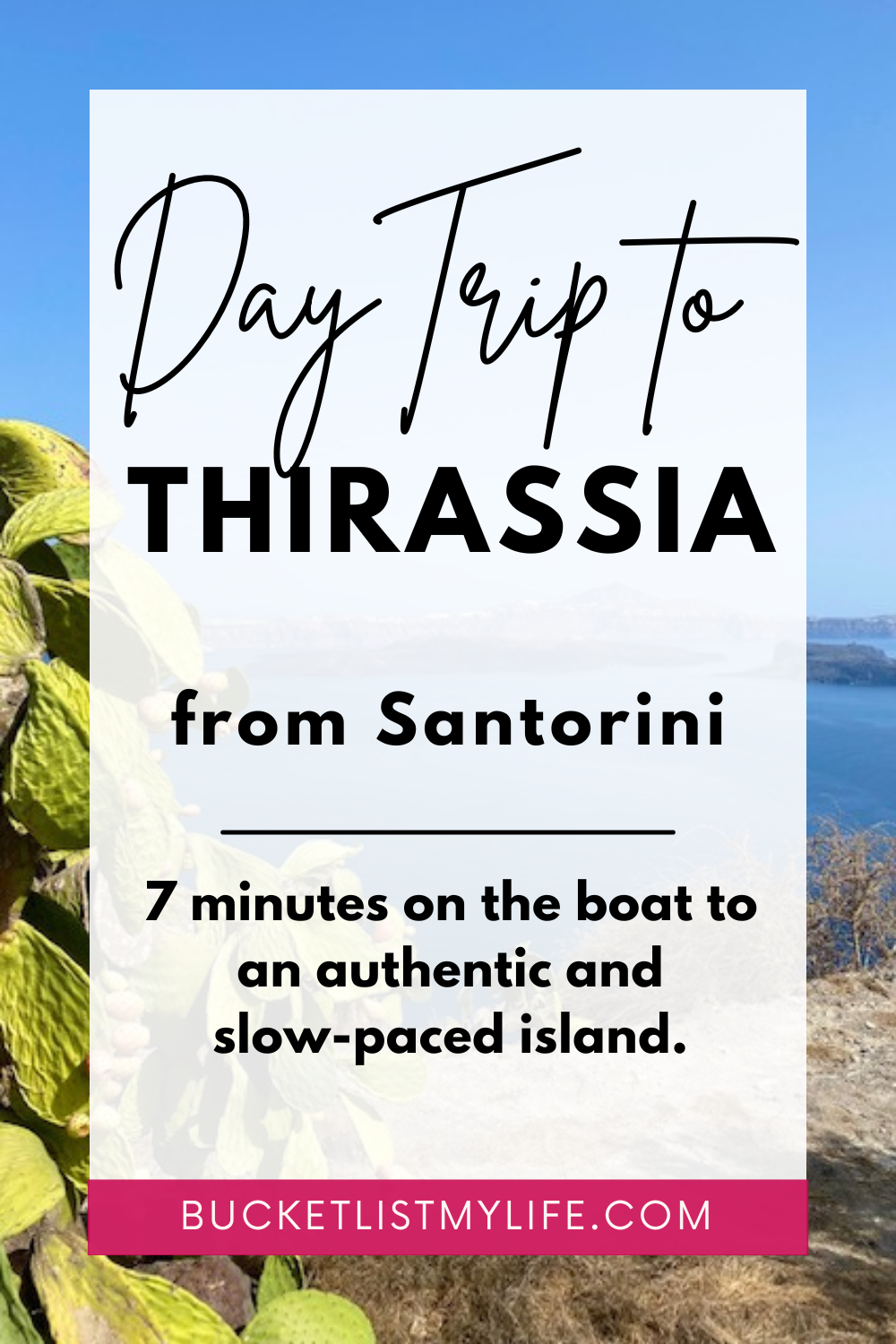 Thirasia Greece: The Hidden Gem Next To Santorini