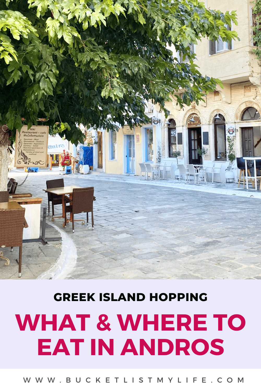 What & Where to Eat in Andros: Best Tavernas & Shops