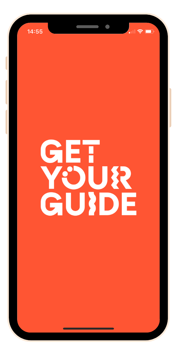 Screenshot of Get Your Guide app