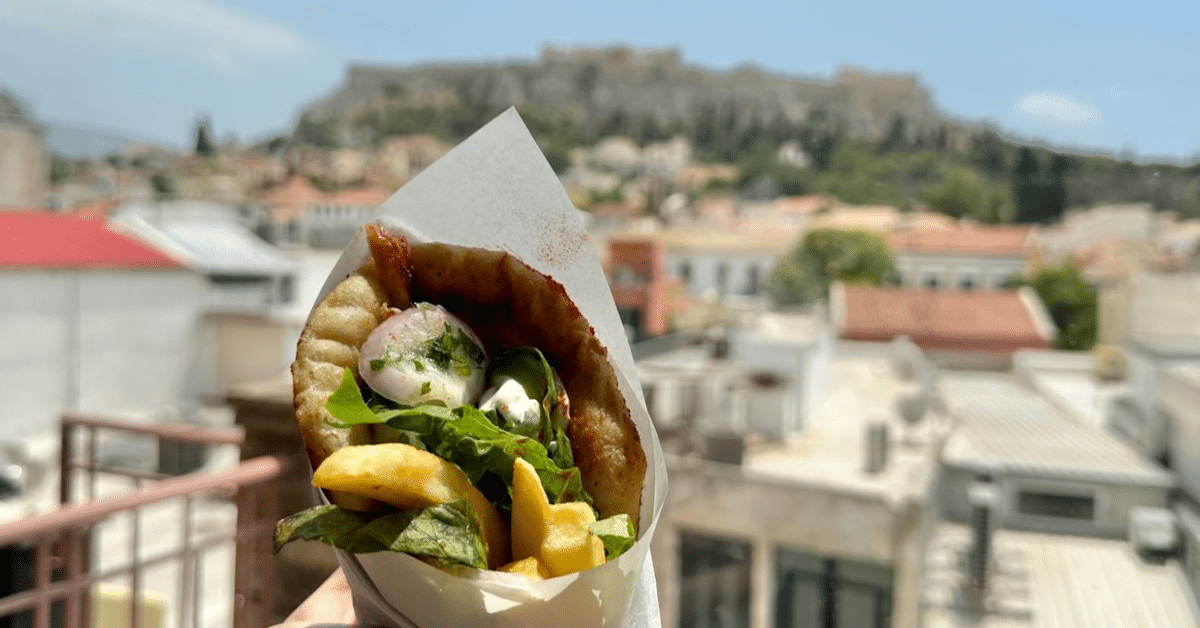 9 Best Gyros in Athens Greece: Veggie and Vegan Too